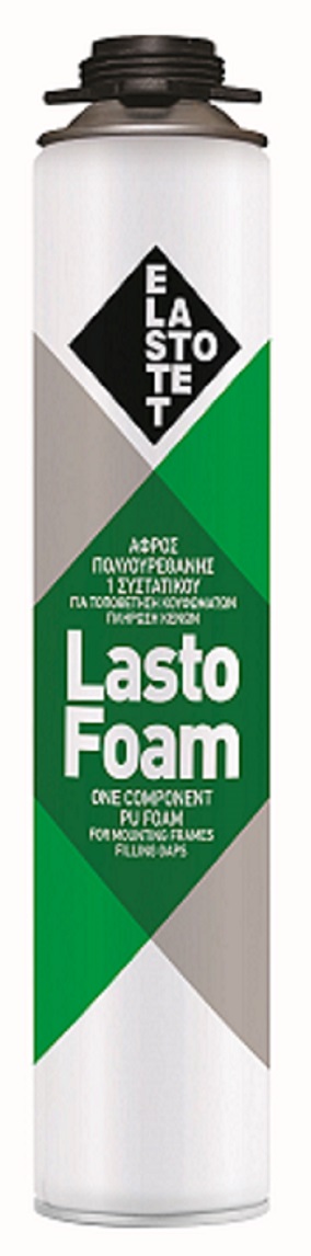 Αφρός πολυουρεθάνης πιστολιού, Lastofoam, φιάλη 750 ml.